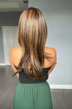 Lauren Wig By BelleTress | Heat-Friendly Synthetic -Wig Discount Store cLaurenBTRichChocolateBrownRback