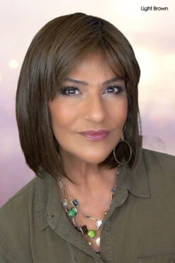 Whisper Wig By Toni Brattin | Heat-Friendly Synthetic -Wig Discount Store cTBWHISPERLightBrownFront2