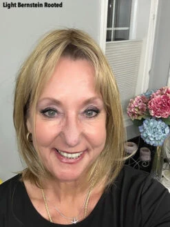 Couture By Ellen Wille | Heat-Friendly Synthetic Topper 23 Couture By Ellen Wille | Heat-Friendly Synthetic Topper -Wig Discount Store couturetopperfrontlightbernstienrcopy