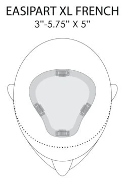 EasiPart XL French Topper 12" | Remy Human Hair | Renau Exclusive 25 EasiPart XL French Topper 12" | Remy Human Hair | Renau Exclusive -Wig Discount Store easiPart French XL placement and dimensions eb34b2cb 77a8 405a 8c62 1d7b593c6603