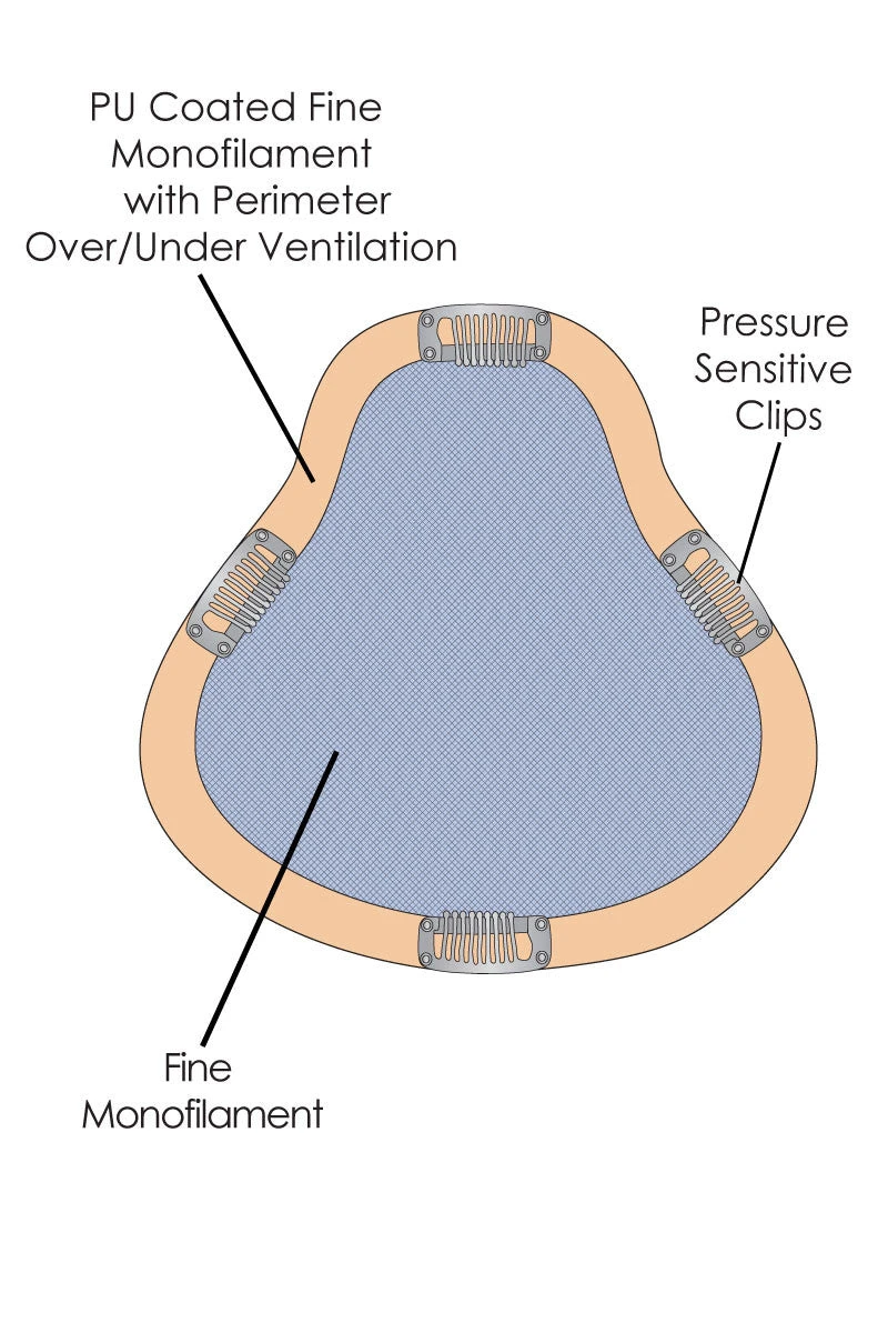 EasiPart XL Topper 12" | Remy Human Hair 9 EasiPart XL Topper 12" | Remy Human Hair - Image 7