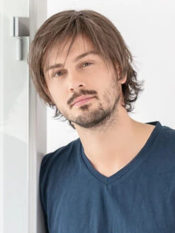 Johnny Men's Wig By Ellen Wille | HAIRforMANce | Mono Part -Wig Discount Store resized 0003s 0003 ew HAIRforMANce Johnny 4